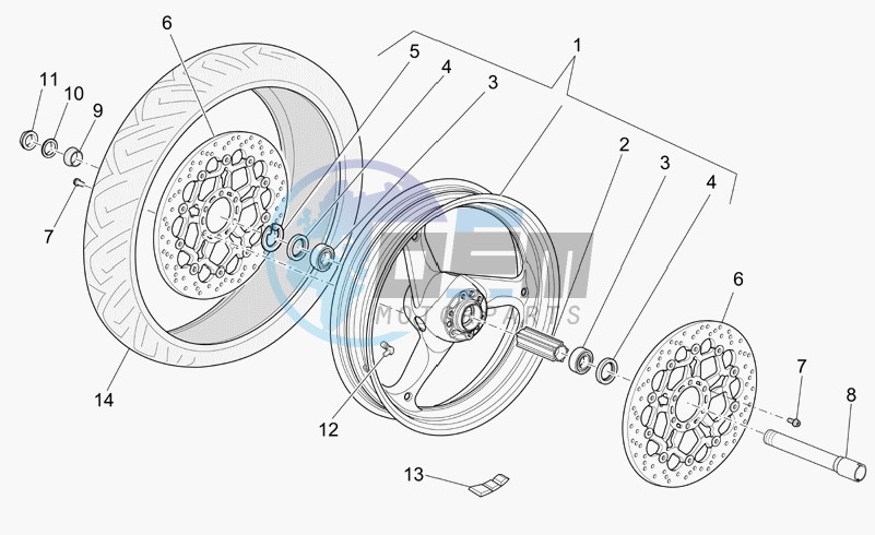 Front wheel