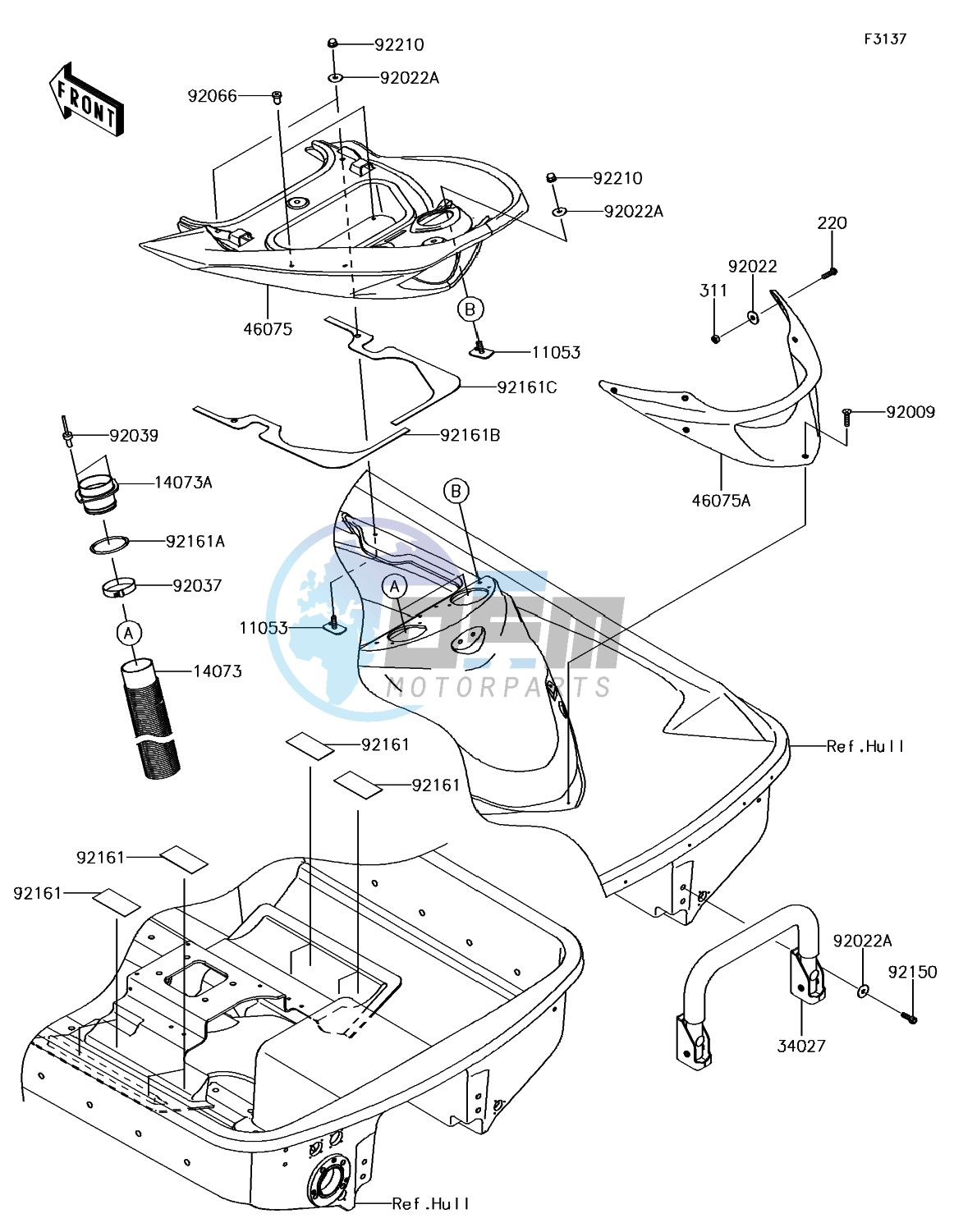 Hull Rear Fittings