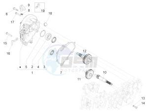 SPRINT 150 4T 3V IGET ABS-NOABS E2-E3-E4 (APAC) drawing Reduction unit