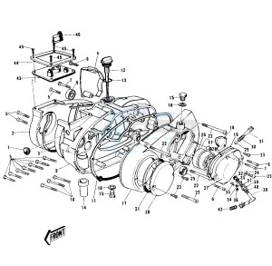 G4 TR (A-C) 100 drawing ENGINE COVERS G4TR-B_C 1_2 -- 70-73- -