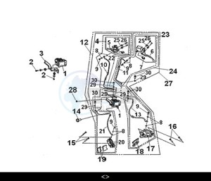 JOYRIDE 300 16" (LJ30W4-EU) (M3) drawing BRAKE SYSTEM