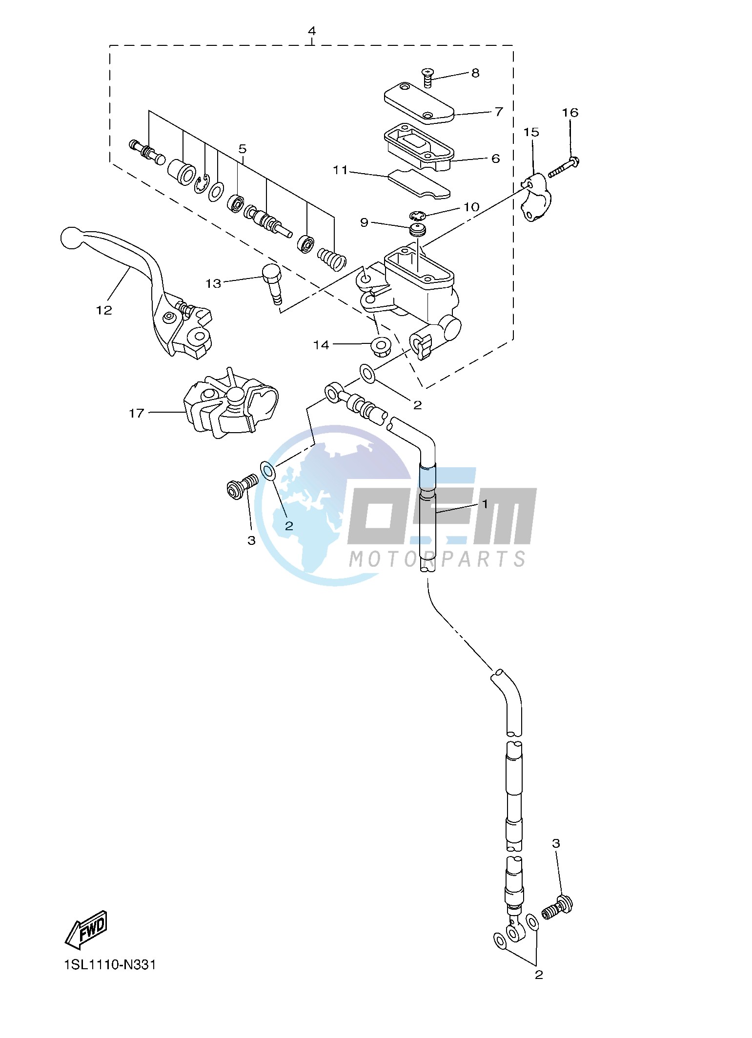 FRONT MASTER CYLINDER