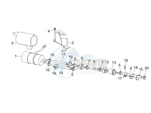 GTV 125 4T Navy (Euro 3) drawing Supply system