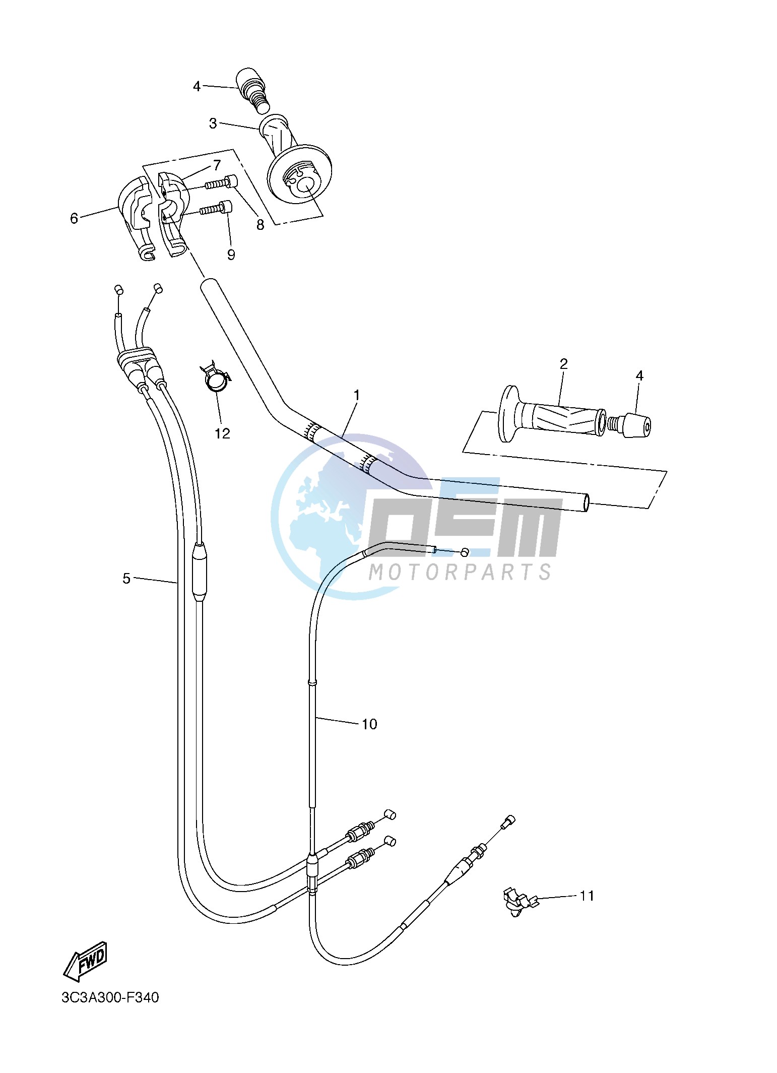 STEERING HANDLE & CABLE