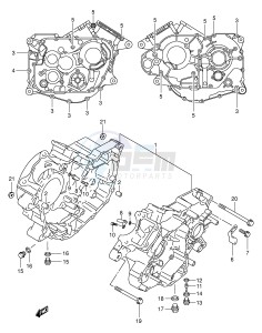 VL125 (E2) drawing CRANKCASE