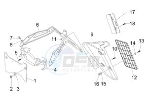 Nexus 300 ie e3 drawing Rear cover - Splash guard