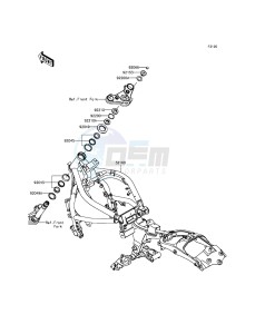 VULCAN S ABS EN650BGF XX (EU ME A(FRICA) drawing Frame