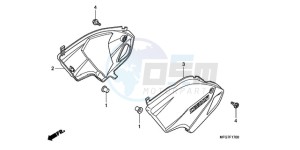 CB600FA9 Spain - (SP / ABS) drawing SIDE COVER