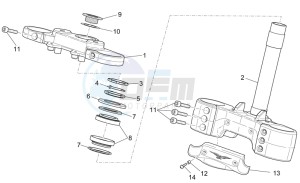 Griso S.E. 1200 8V USA-CND drawing Steering