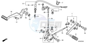 CBF10009 F / CMF drawing PEDAL