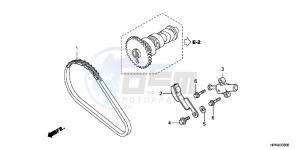 TRX420FPMB drawing CAM CHAIN/TENSIONER