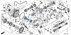 TRX420FA5G TRX420F Europe Direct - (ED) drawing FRONT FINAL GEAR