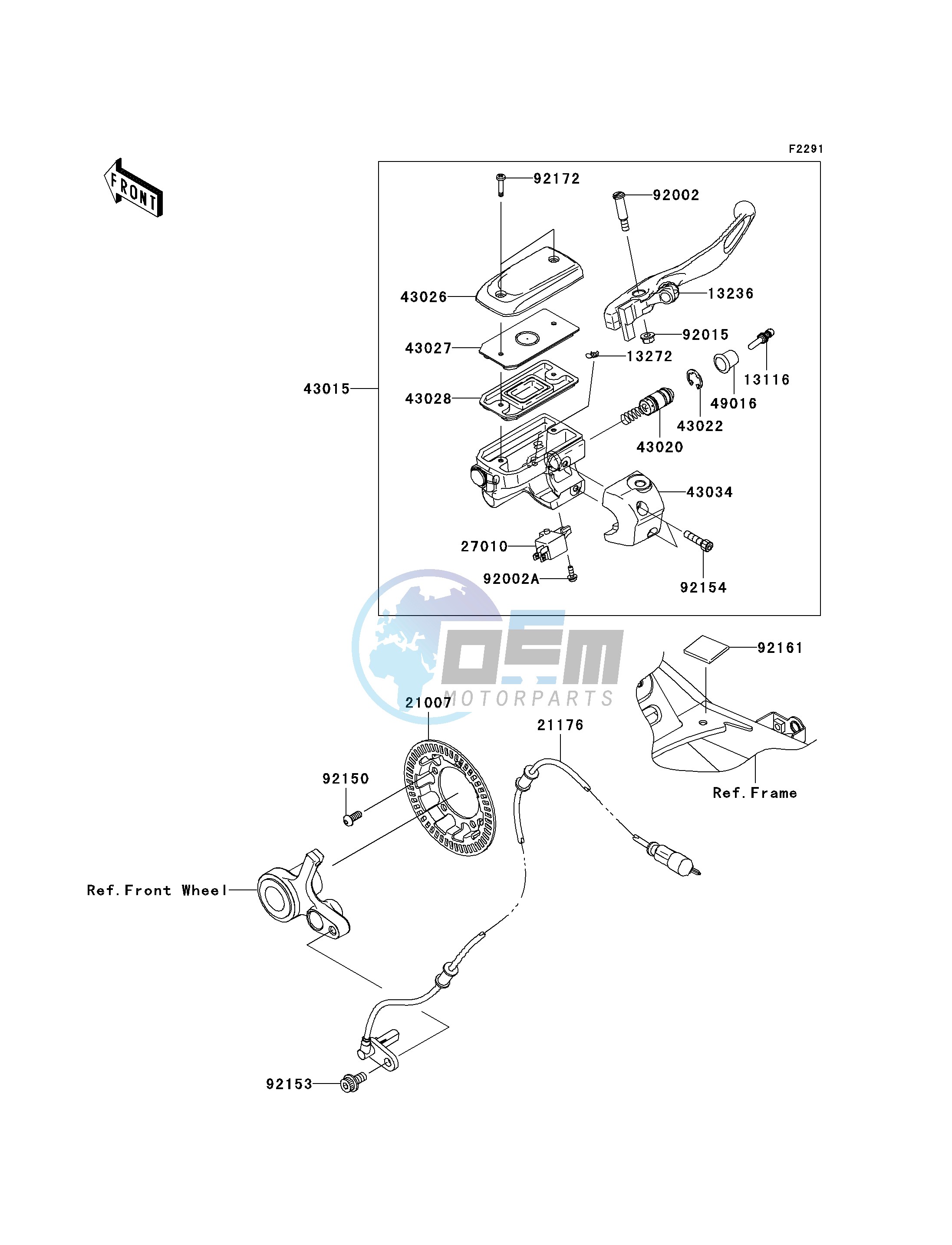 FRONT MASTER CYLINDER