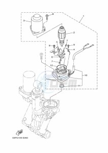 F150FET drawing TILT-SYSTEM-2