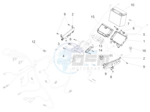 Audace 1400 1380 drawing Rear electrical system