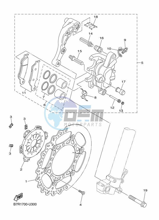 FRONT BRAKE CALIPER