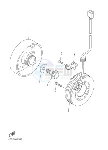 YZF-R6 600 R6 (2CXA) drawing GENERATOR