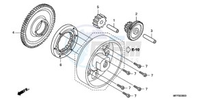 CB1300SA9 Europe Direct - (ED / ABS BCT MME TWO) drawing STARTING CLUTCH