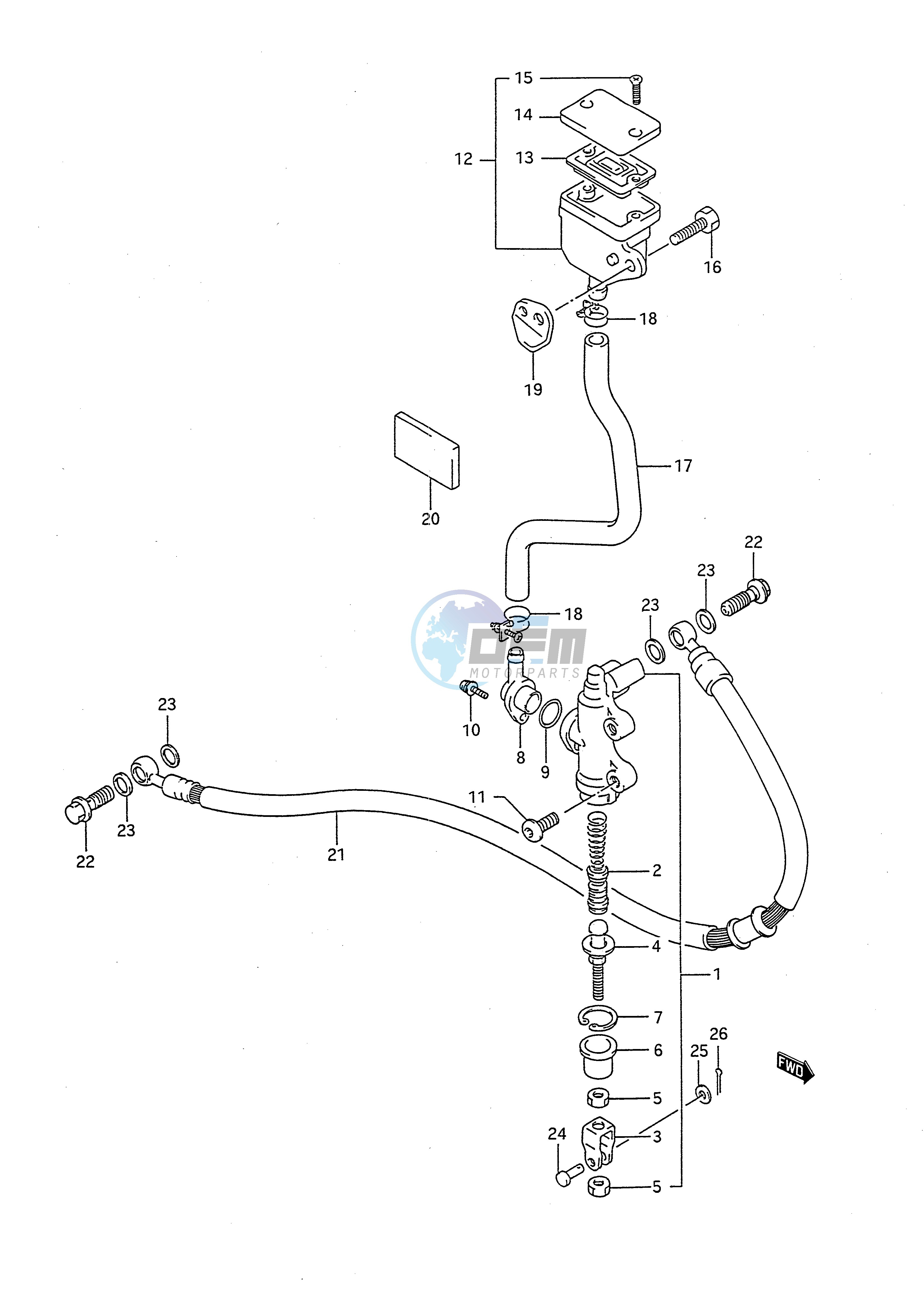 REAR MASTER CYLINDER