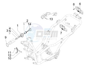 X7 250 ie Euro 3 drawing Locks