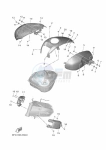 XSR125 MTM125 (BGX3) drawing FUEL TANK 2