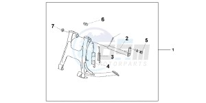 VFR1200FDD VFR1200F Dual Clutch UK - (E) drawing MAIN STAND