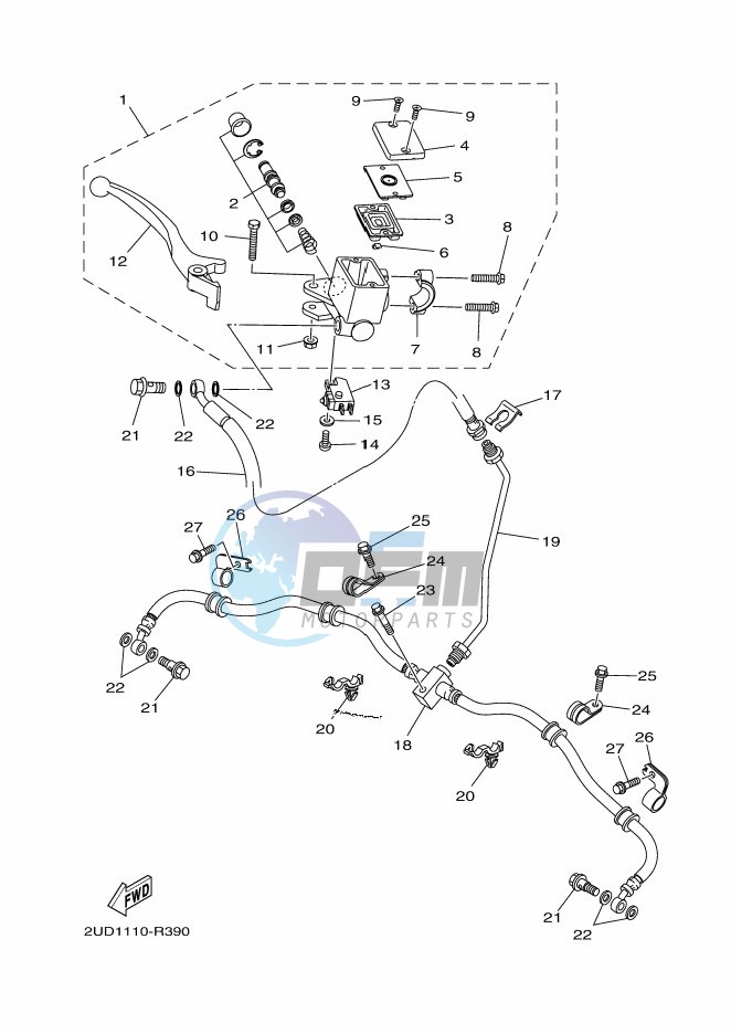 FRONT MASTER CYLINDER