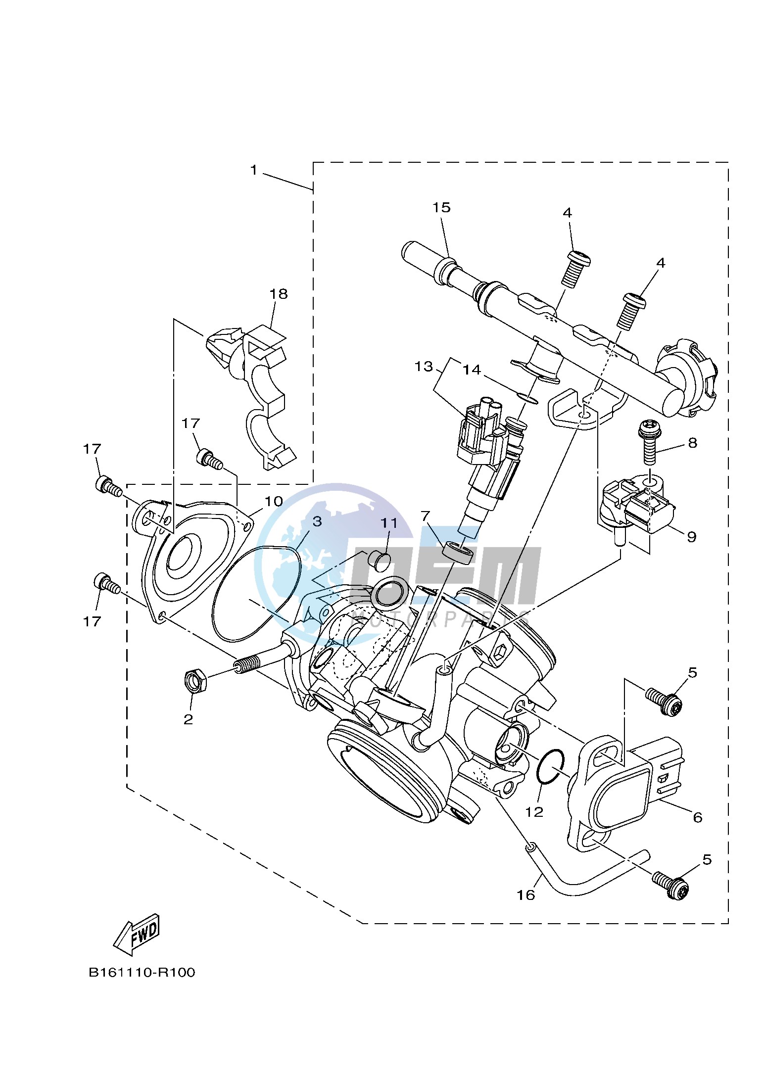 THROTTLE BODY ASSY 1