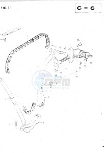 GS500E (Z-D) drawing CAM CHAIN