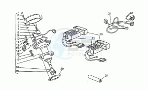 California III 1000 Carburatori Carburatori drawing El.ign.from motor vt032931