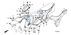 TRX420FAA Europe Direct - (ED) drawing SIDE COVER/TANK COVER