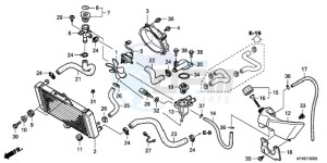 VTR2509 France - (F / CMF LL MK) drawing RADIATOR