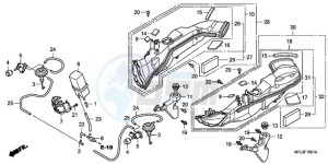 CBR1000RA9 Europe Direct - (ED / ABS MME) drawing AIR INTAKE DUCT/SOLENOID VALVE