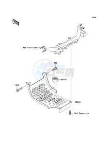 KLX110 KLX110-A4 EU drawing Guard(s)