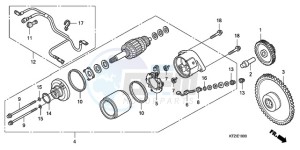 PES125R9 Europe Direct - (ED / STC) drawing STARTING MOTOR