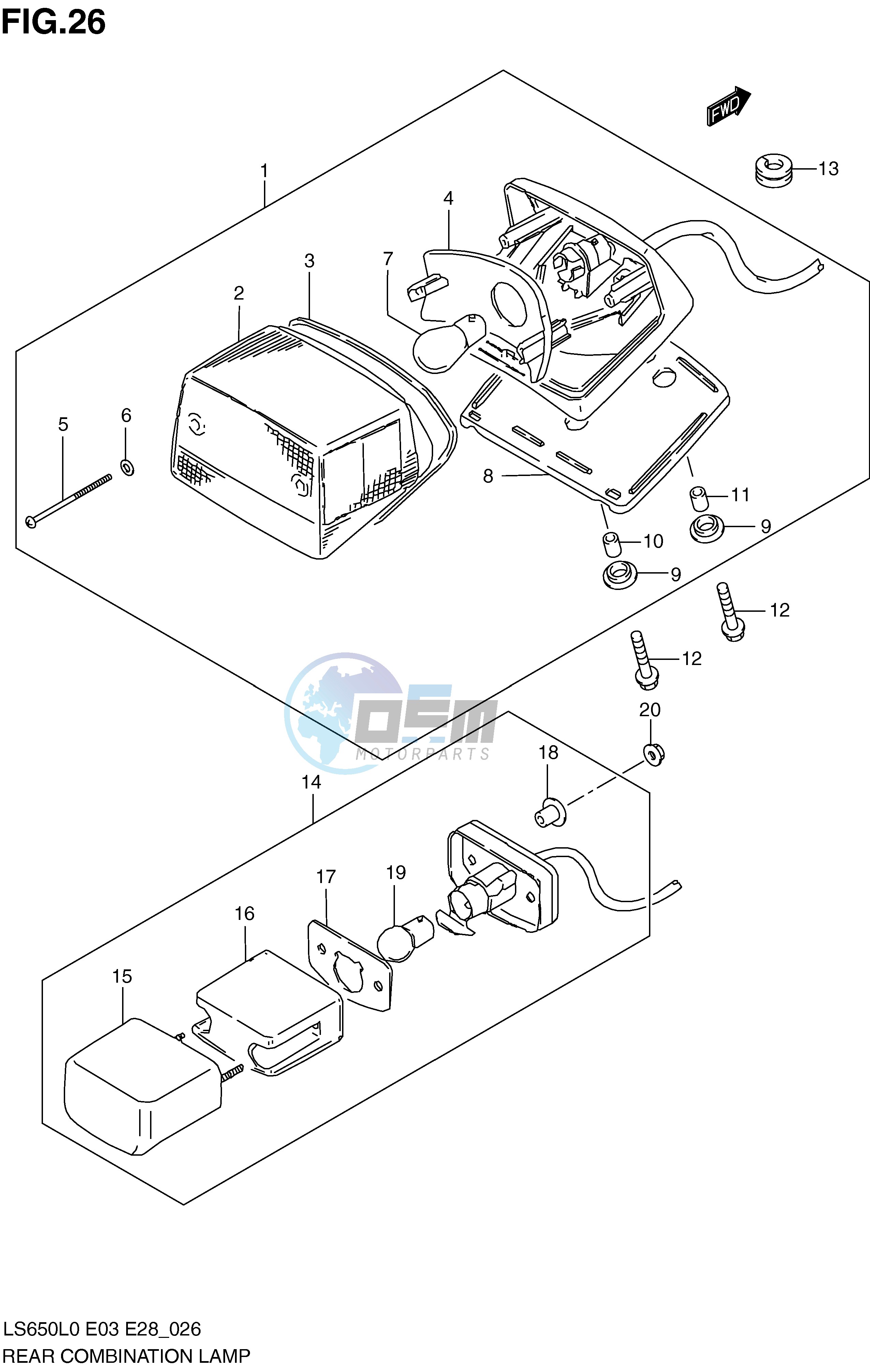 REAR COMBINATION LAMP