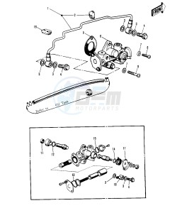 F6 (-A) 125 drawing OIL PUMP