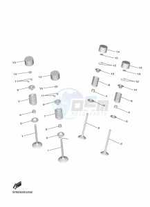 YZ250F (B7BS) drawing VALVE