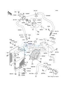 VN 1500 D[VULCAN 1500 CLASSIC] (D1-D2) [VULCAN 1500 CLASSIC] drawing RADIATOR