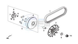 HD 2 125 drawing CLUTCH / V BELT