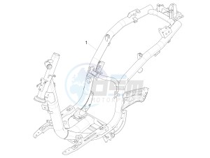 Liberty 50 iGet 4T 3V 25kmh (EMEA) drawing Frame/bodywork