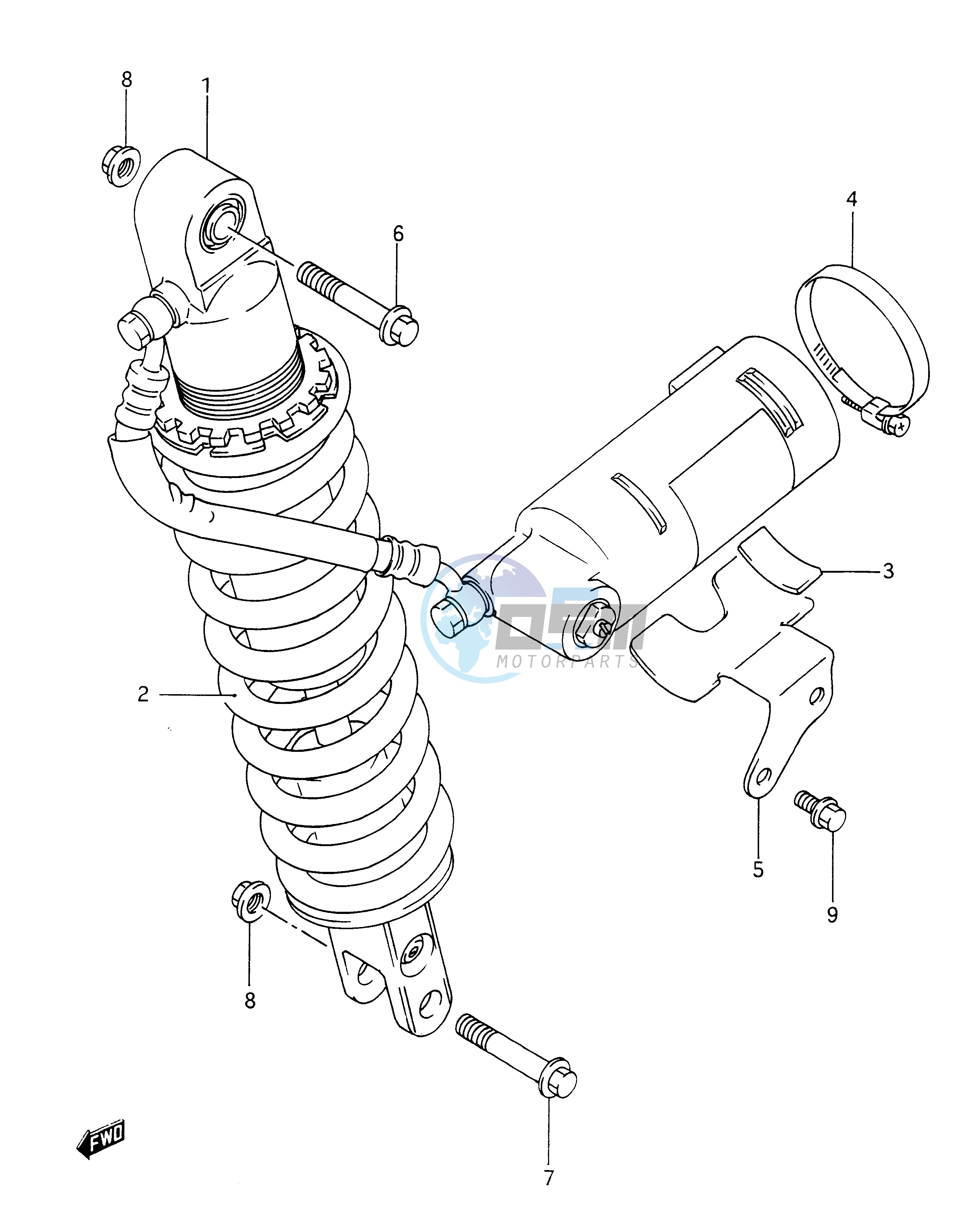 REAR SHOCK ABSORBER