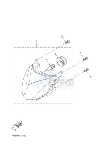 NS50N NITRO NAKED (1PL2 1PL2) drawing HEADLIGHT