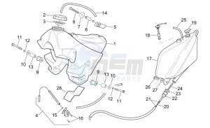 etx 125 1998 drawing Oil and fuel tank