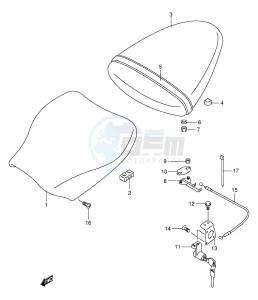 TL1000R (E2) drawing SEAT