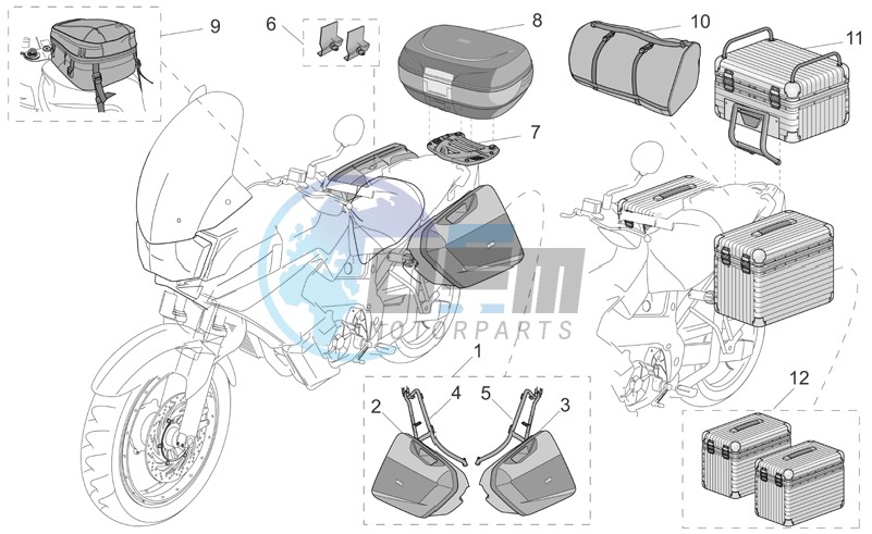 Acc. - Top/cases side cases