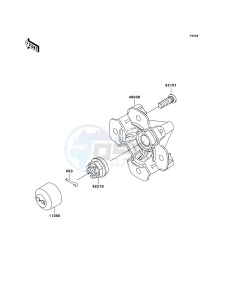 KVF750_4X4 KVF750D8F EU GB drawing Front Hub