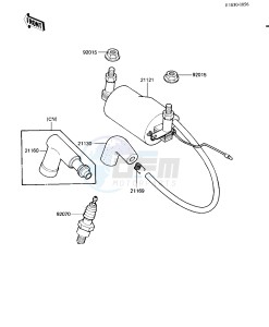 KD 80 M [KD80] (M8) [KD80] drawing IGNITION COIL