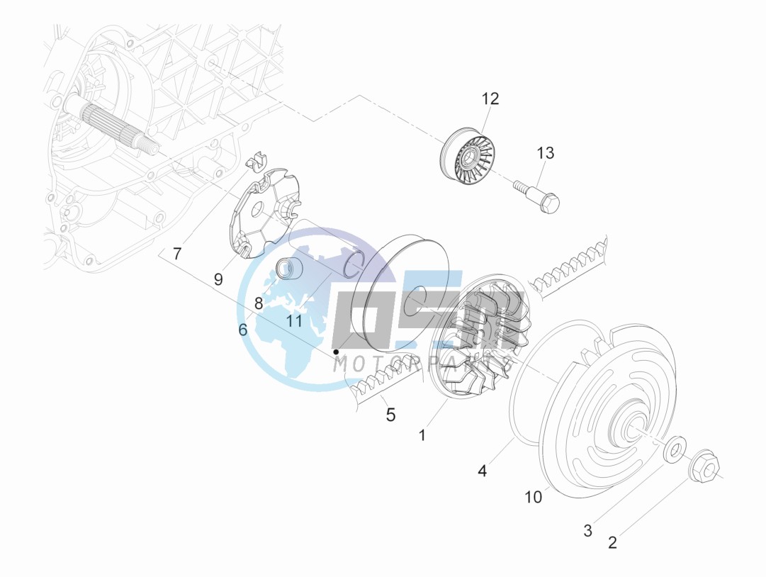 Driving pulley