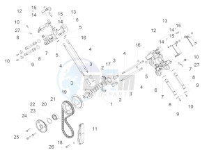 V7 III Anniversario 750 e4 (EMEA) drawing Timing system